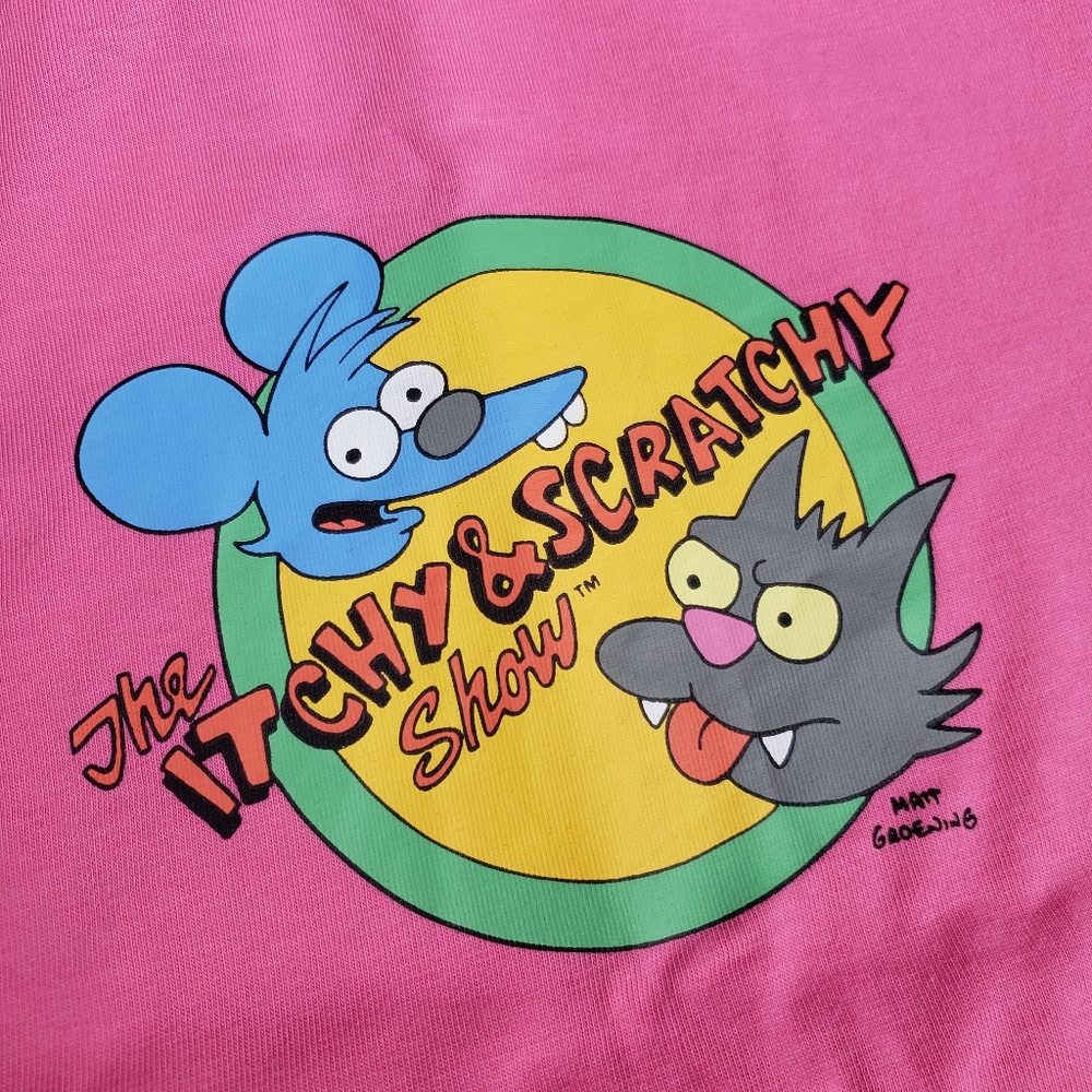 The Simpsons The Itchy & Scratchy Show T-Shirt - Small